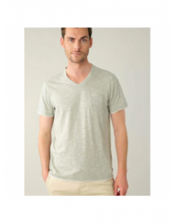 T-shirt manches courtes unlock vert d'eau homme - Deeluxe