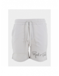 Short jogging signature brodé gris homme - Project X Paris