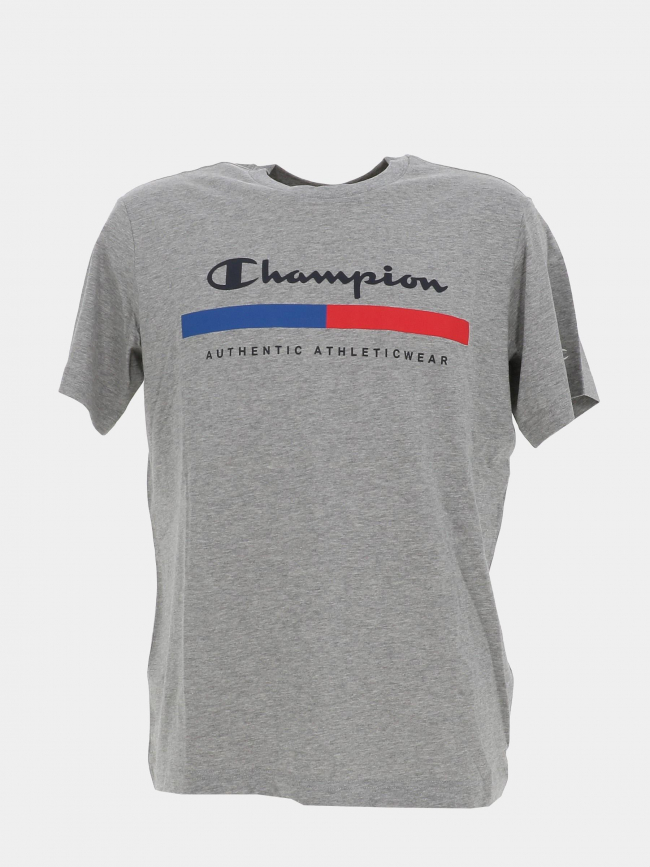 T-shirt crewneck logo gris homme - Champion