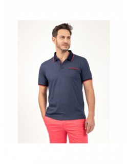 Polo uni bayan bleu marine homme - Sun Valley