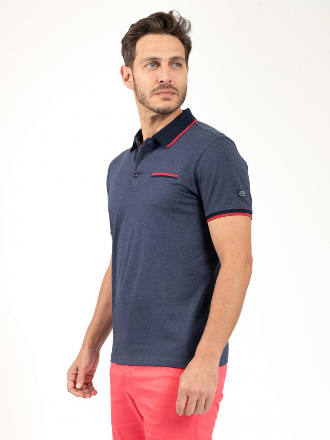 Polo uni bayan bleu marine homme - Sun Valley