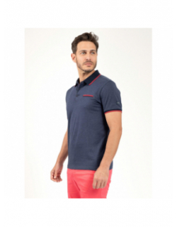 Polo uni bayan bleu marine homme - Sun Valley