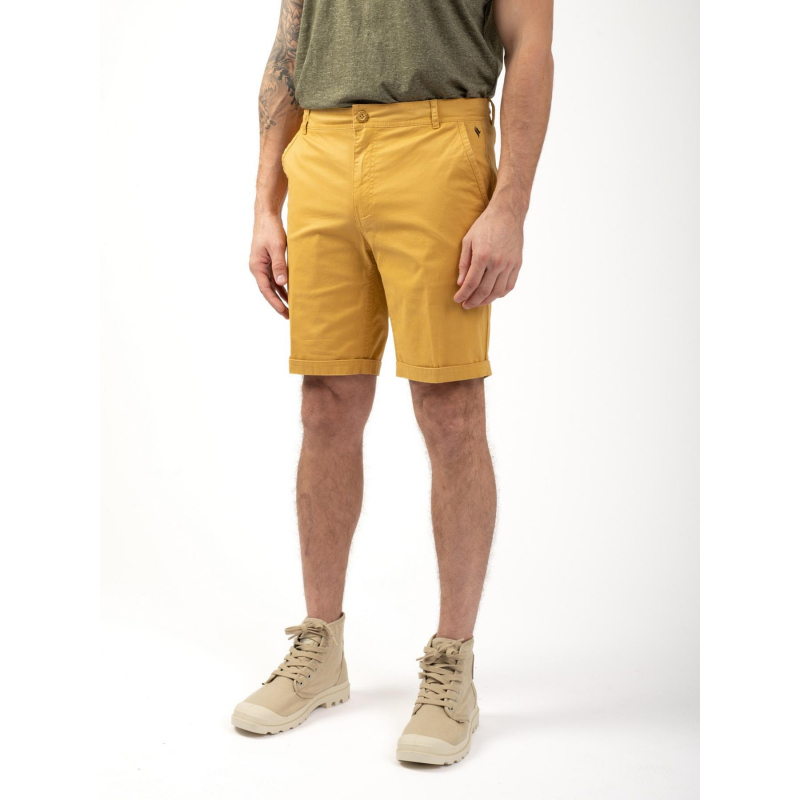 Short chino mahan jaune moutarde homme - Sun Valley