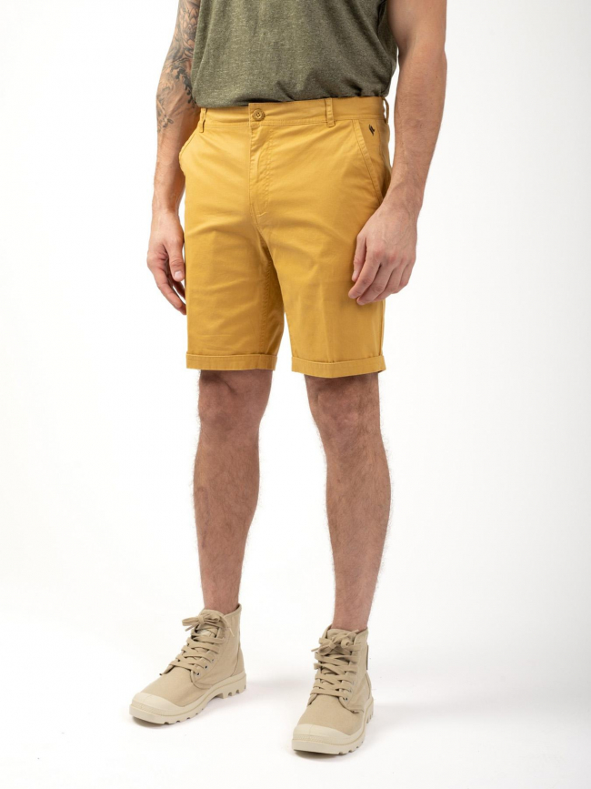 Short chino mahan jaune moutarde homme - Sun Valley