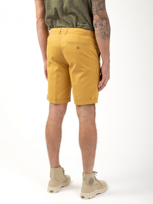 Short chino mahan jaune moutarde homme - Sun Valley