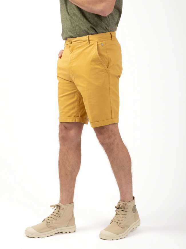 Short chino mahan jaune moutarde homme - Sun Valley