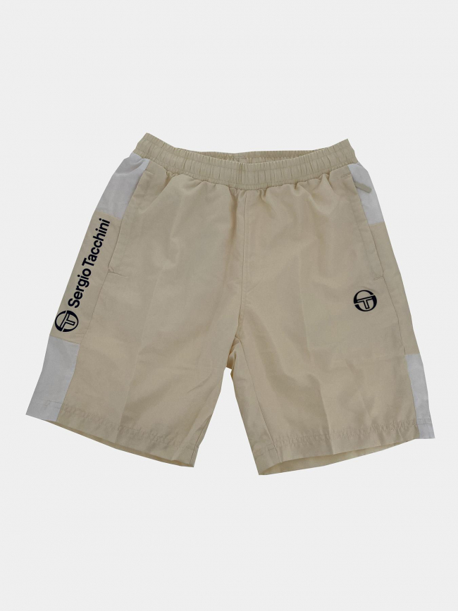 Short de sport vebita crème homme - Sergio Tacchini