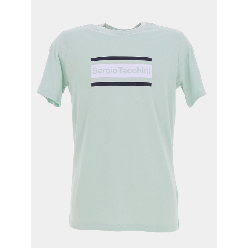 T-shirt lared vert d'eau homme - Sergio Tacchini