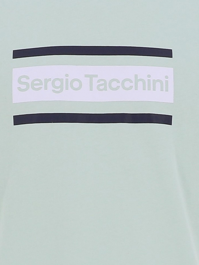 T-shirt lared vert d'eau homme - Sergio Tacchini