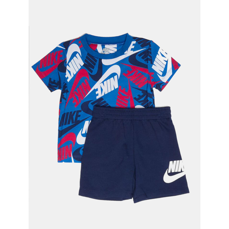 Ensemble t-shirt short nsw futura bleu enfant - Nike