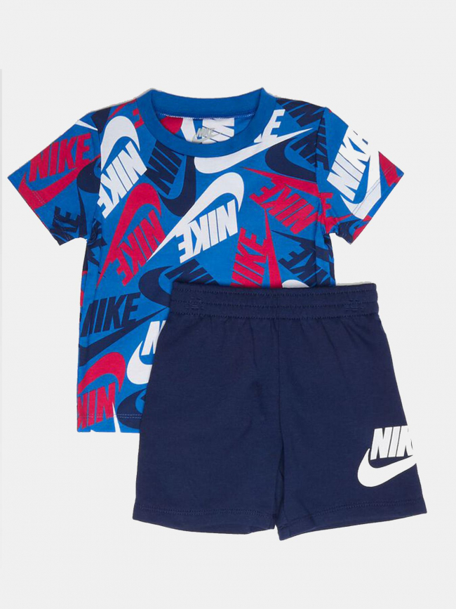 Ensemble t-shirt short nsw futura bleu enfant - Nike