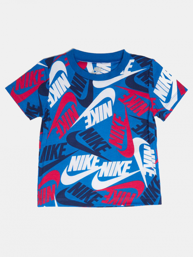 Ensemble t-shirt short nsw futura bleu enfant - Nike