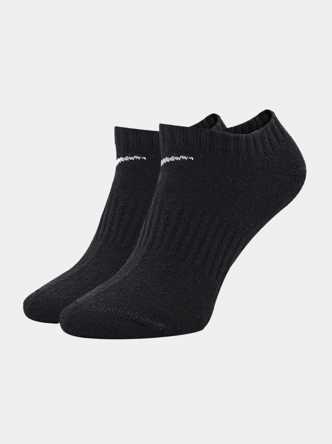 Pack 3 paires de chaussettes basses gris noir blanc - Nike