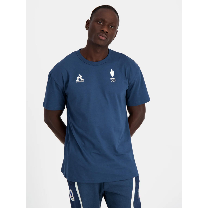 T-shirt efro Paris 2024 bleu homme - Le Coq Sportif