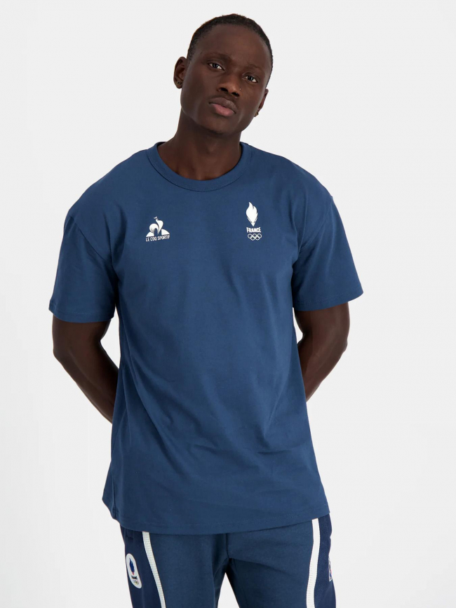 T-shirt efro Paris 2024 bleu homme - Le Coq Sportif