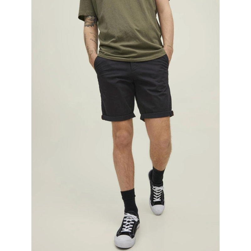 Short chino bowie noir homme - Jack & Jones