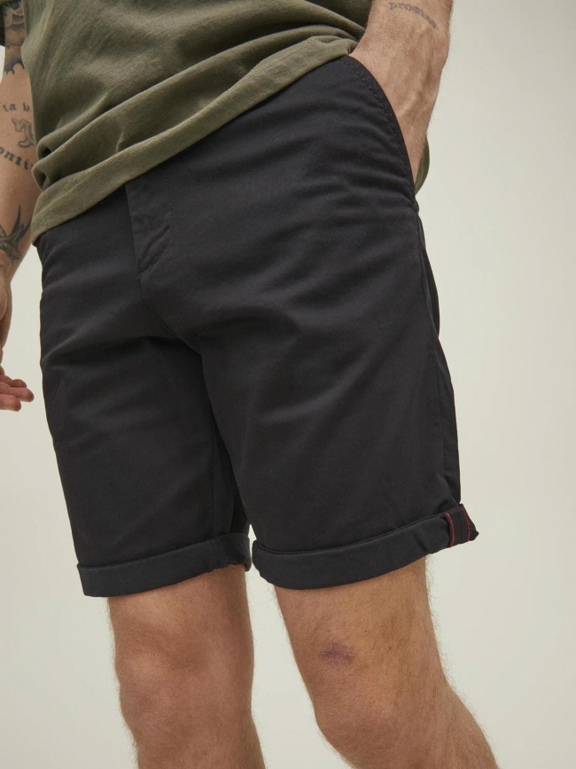 Short chino bowie noir homme - Jack & Jones