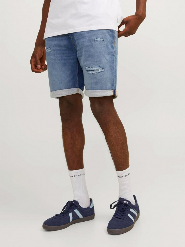 Short en jean rick icon ge 633 bleu homme - Jack & Jones