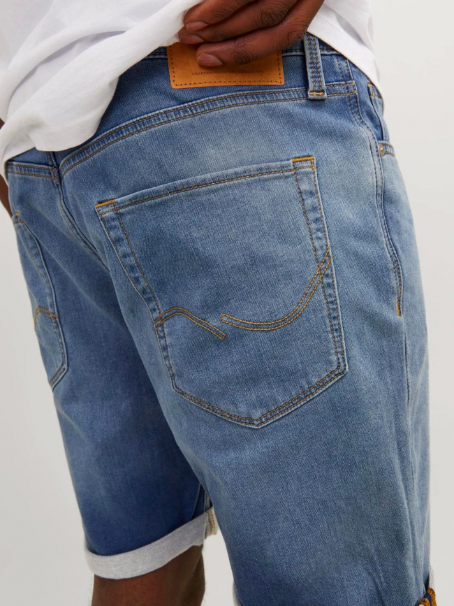 Short en jean rick icon ge 633 bleu homme - Jack & Jones