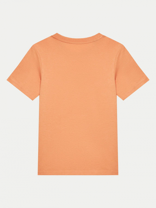 T-shirt jorcasey crew neck orange garçon - Jack & Jones