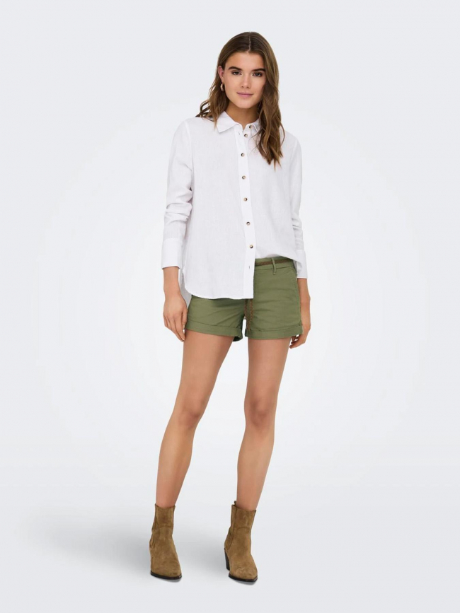 Short chino femme sale