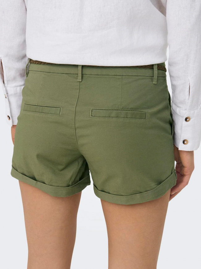 Short chino regular evelyn kaki femme - Only