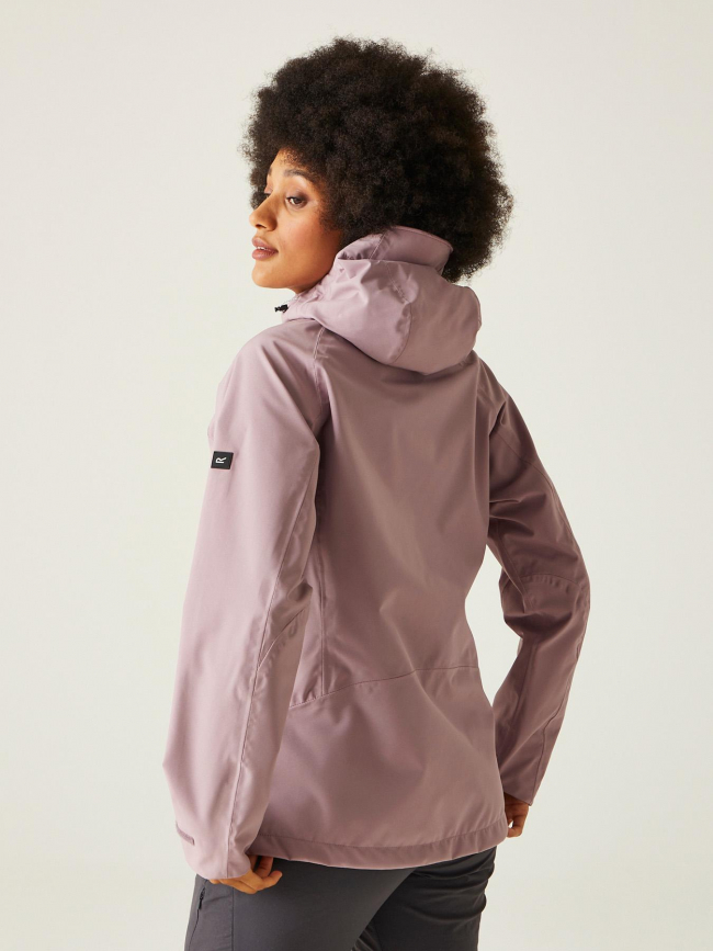 Veste imperméable de randonnée birchdale violet femme - Regatta