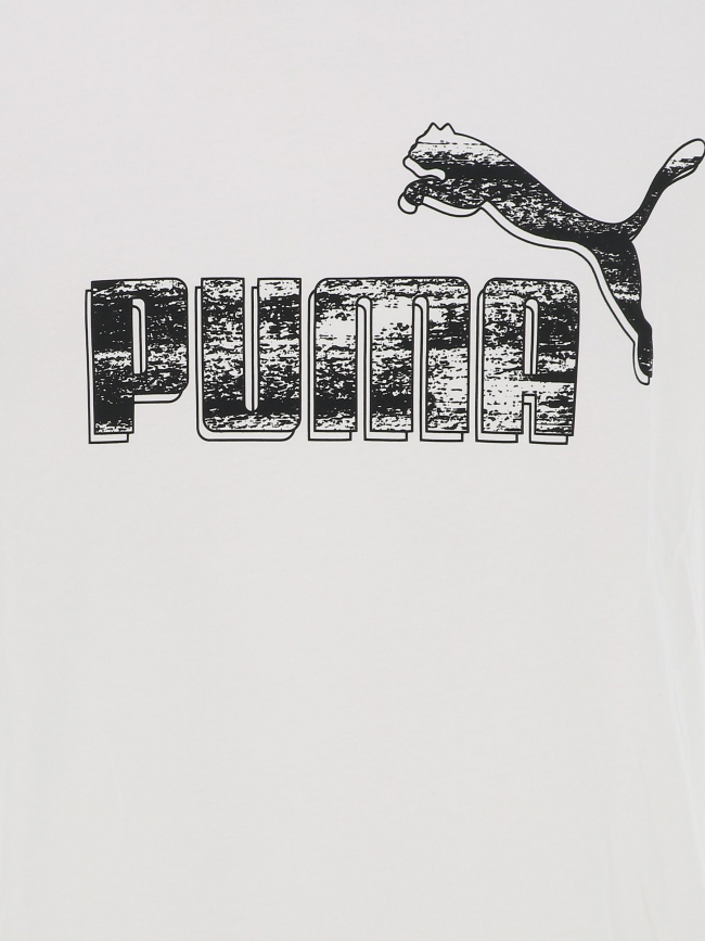 T-shirt graf logo blanc homme - Puma