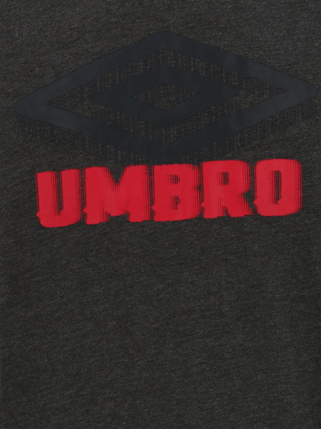 T-shirt randy blur logo gris homme - Umbro