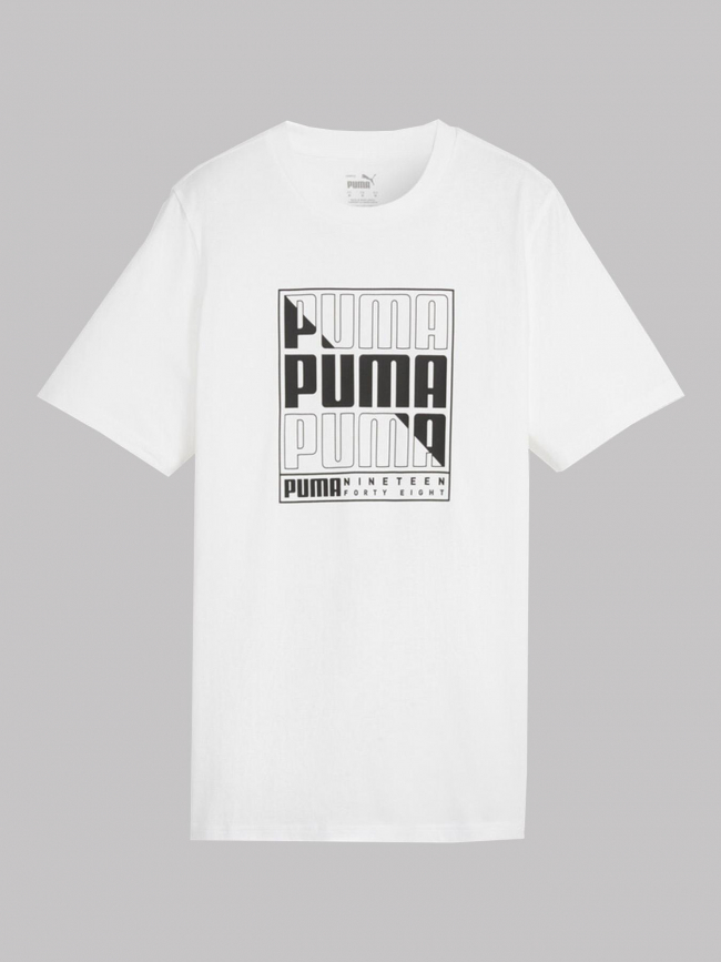 T-shirt graf cat blanc enfant - Puma