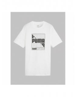 T-shirt graf cat blanc enfant - Puma