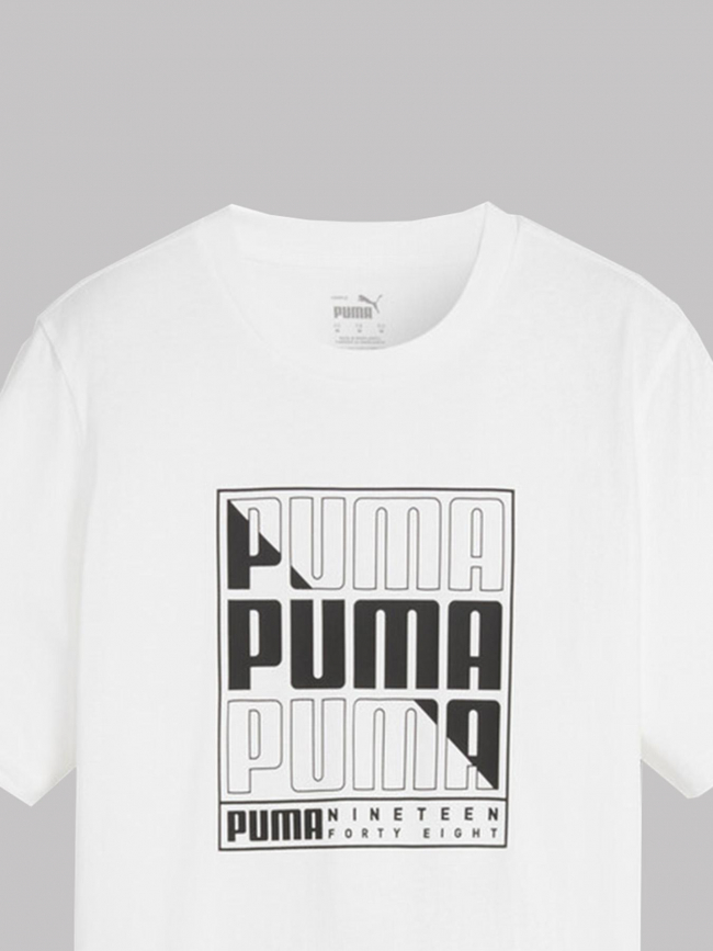 T-shirt graf cat blanc enfant - Puma