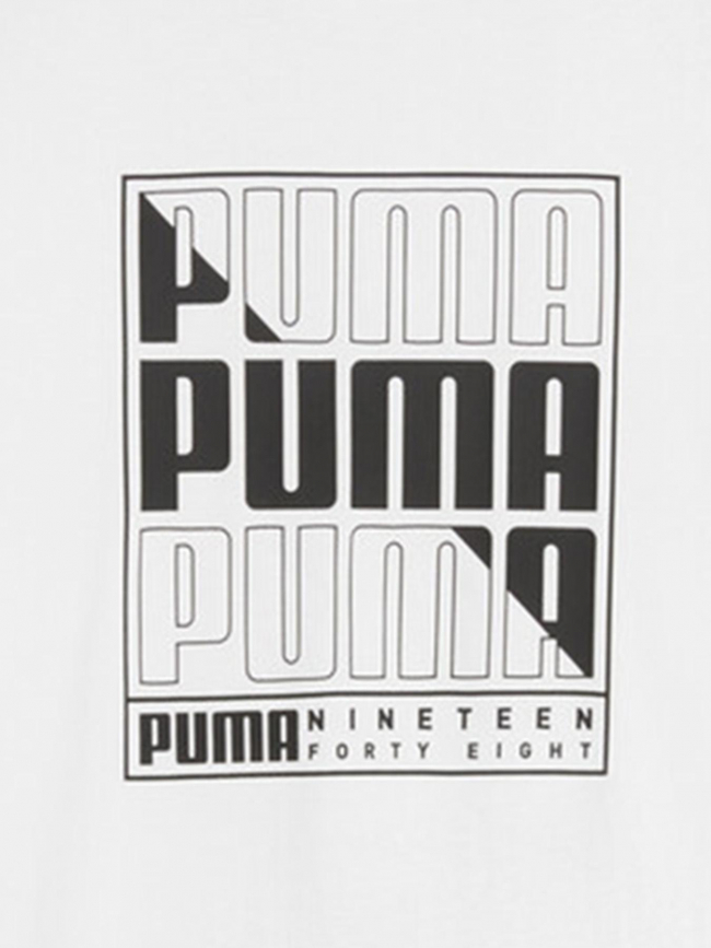 T-shirt graf cat blanc enfant - Puma