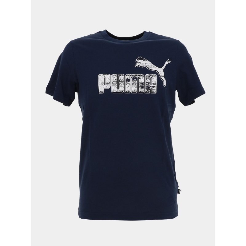 T-shirt graf no1 logo bleu marine homme - Puma