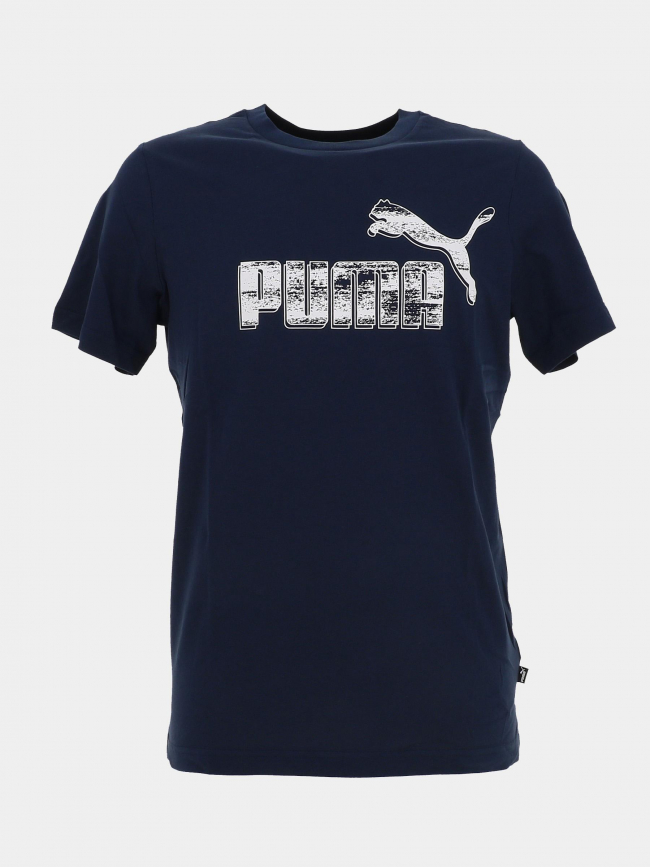 T-shirt graf no1 logo bleu marine homme - Puma