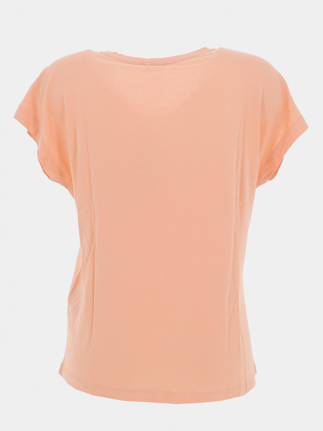 T-shirt de sport fedora loose orange femme - Only Play