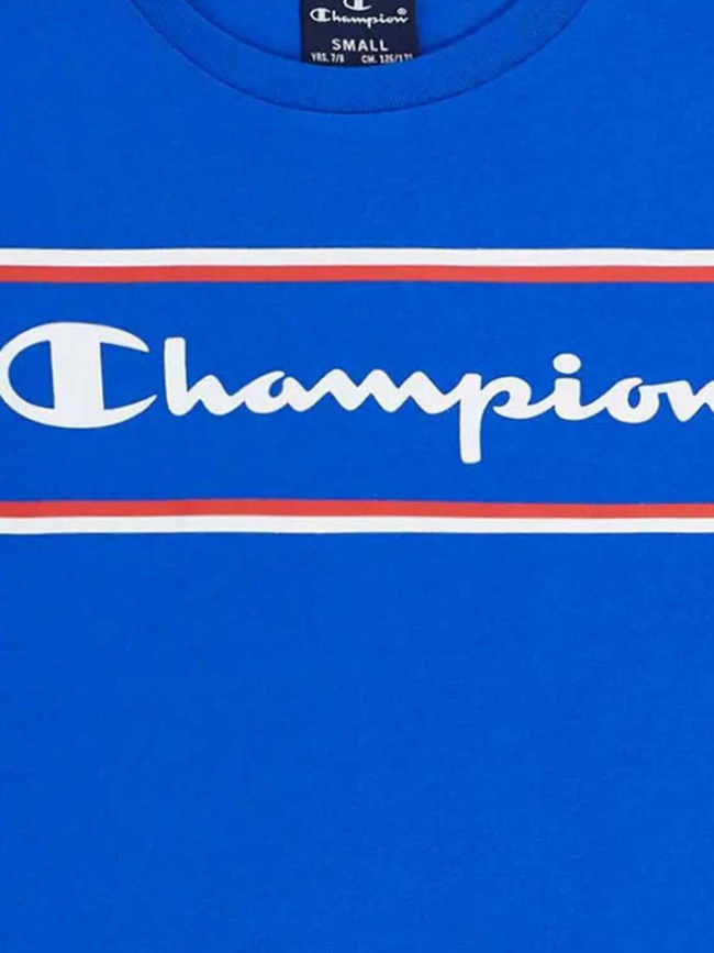 T-shirt crewneck bleu enfant - Champion