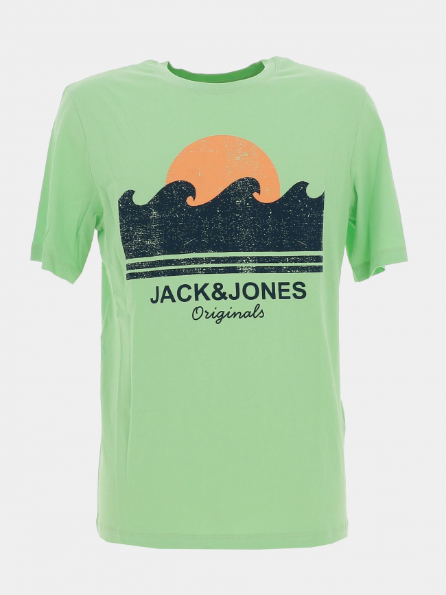 T-shirt jordayoff crew vert homme - Jack & Jones