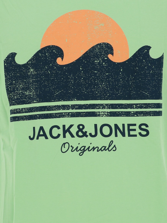 T-shirt jordayoff crew vert homme - Jack & Jones