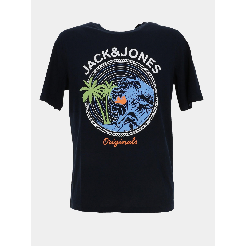 T-shirt jordayoff crew bleu marine homme - jack & Jones