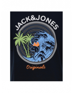 T-shirt jordayoff crew bleu marine homme - jack & Jones