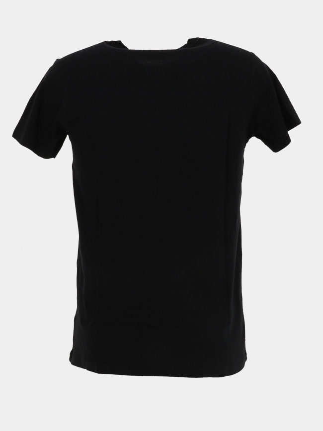 T-shirt manches courtes justin moto noir homme - Deeluxe