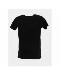 T-shirt manches courtes justin moto noir homme - Deeluxe