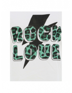 T-shirt leona rock love blanc femme - Deeluxe