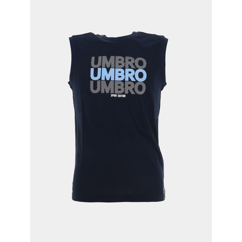 T-shirt multi-logo bleu marine homme - Umbro