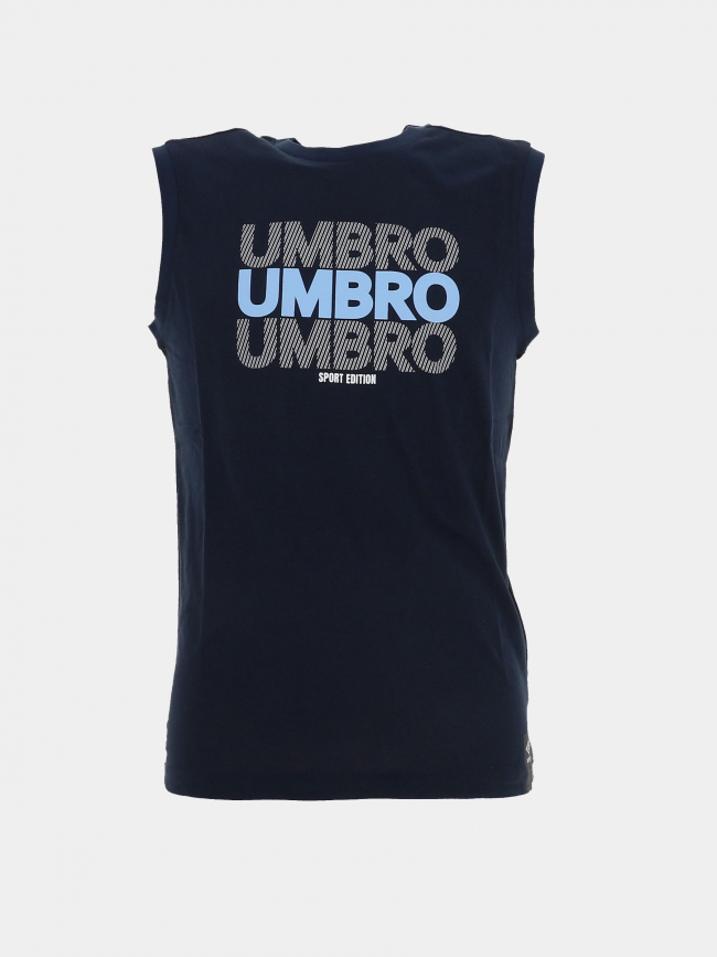 T-shirt multi-logo bleu marine homme - Umbro