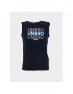 T-shirt multi-logo bleu marine homme - Umbro