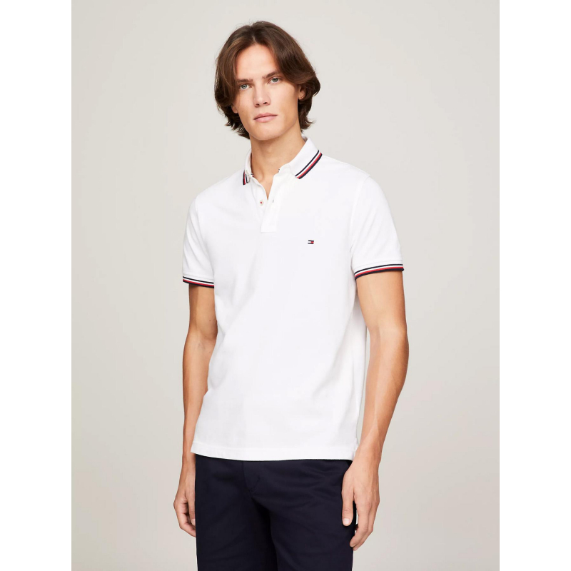 Polo core blanc homme - Tommy Hilfiger