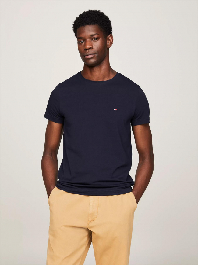 T-shirt core bleu marine homme - Tommy Hilfiger