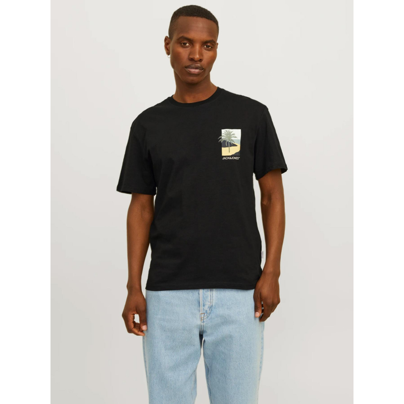 T-shirt aruba noir homme - Jack & Jones